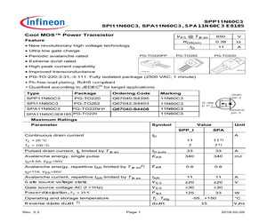 SPA11N60C3XKSA1.pdf