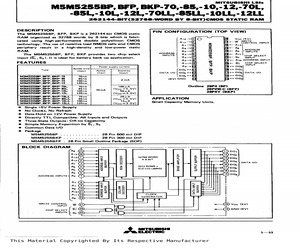 M5M5255BFP-10LL.pdf