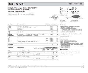 IXBH40N160.pdf