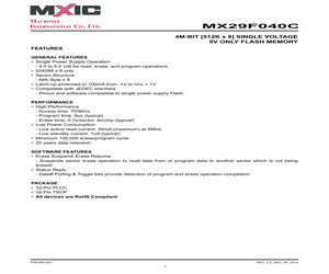 MX29F040CQC-70G/TUBE.pdf